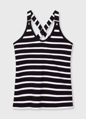 THE WRAPPER STRIPE | black/white