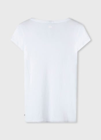 THE SLIM FIT TEE | white