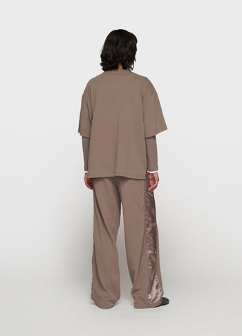 short sleeve sweater | moonrock