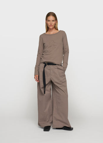 easy logo sweater | moonrock