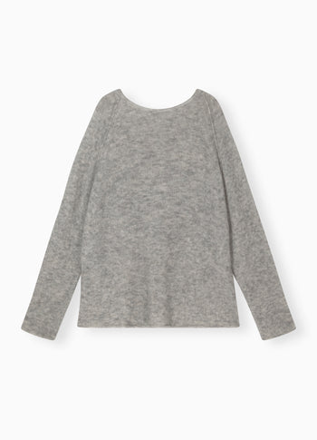 Sem knit sweater | light grey melee