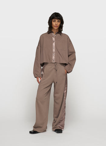 cropped smoking blouse | moonrock