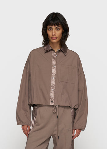 cropped smoking blouse | moonrock