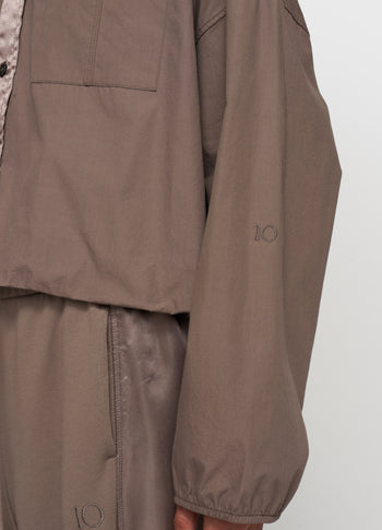 cropped smoking blouse | moonrock