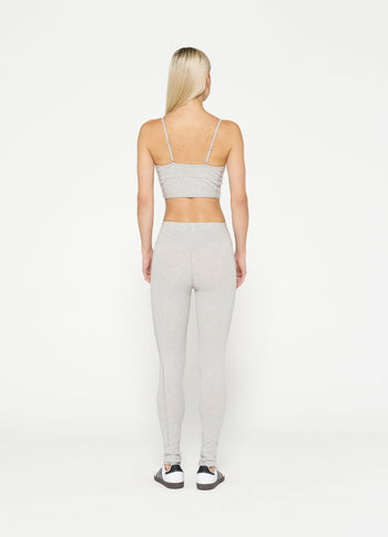 soft stretch bralette | light grey melee