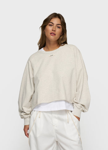 LA sweater | soft white melee