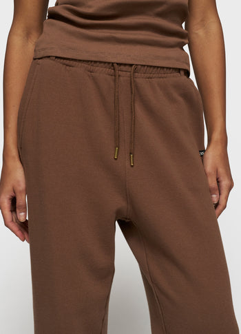 mid jogger straight | truffle