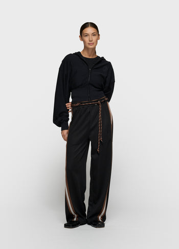 ballet zip hoodie | black