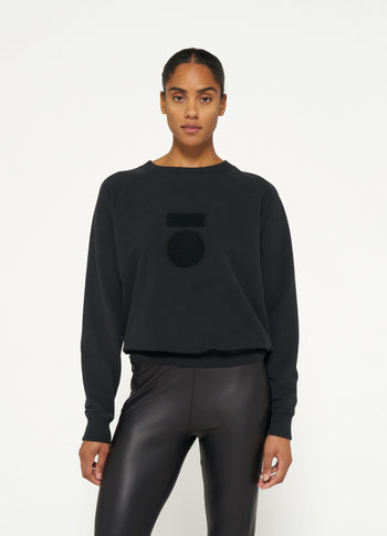THE CREW NECK SWEATER | black