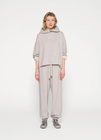 Bar jogger fleece | light grey melee