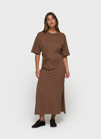 tee dress gathering | truffle