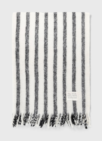 blanket stripes | ecru/black