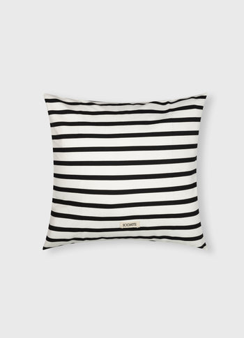 THE PILLOW COVER STRIPES 50x50 | ecru/black
