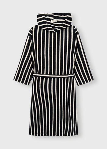 bathrobe stripes | black/ecru