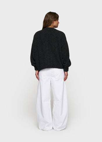 soft baseball knit cardigan | antra melee