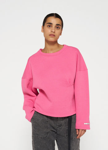 sweater smock | bright pink