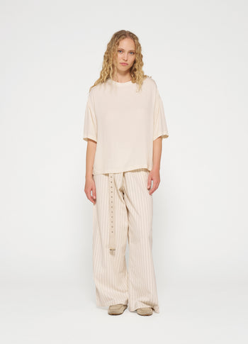 blouse tee | light natural