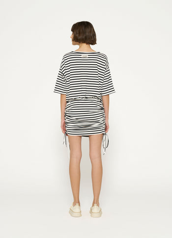 proud dress stripes | ecru/black