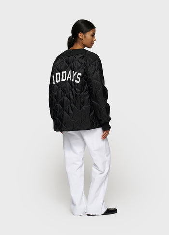 light padded jacket | black