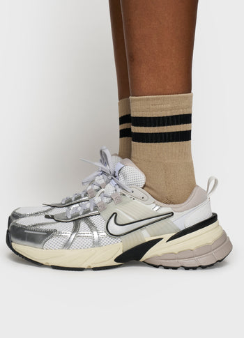 socks 2 stripes | earth