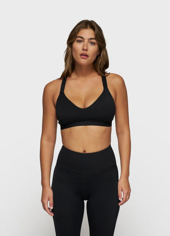 sporty bra | black