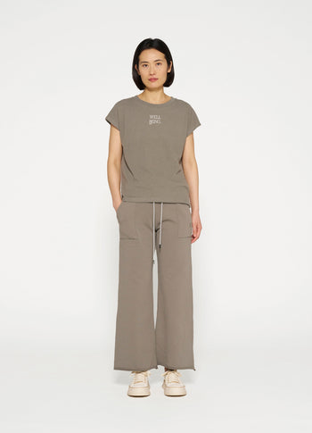 short sleeve tee linen | sage