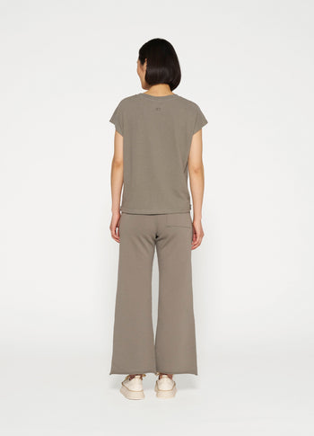 short sleeve tee linen | sage