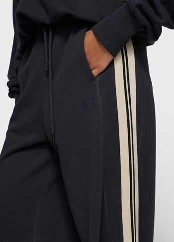 western jogger tape | dark navy