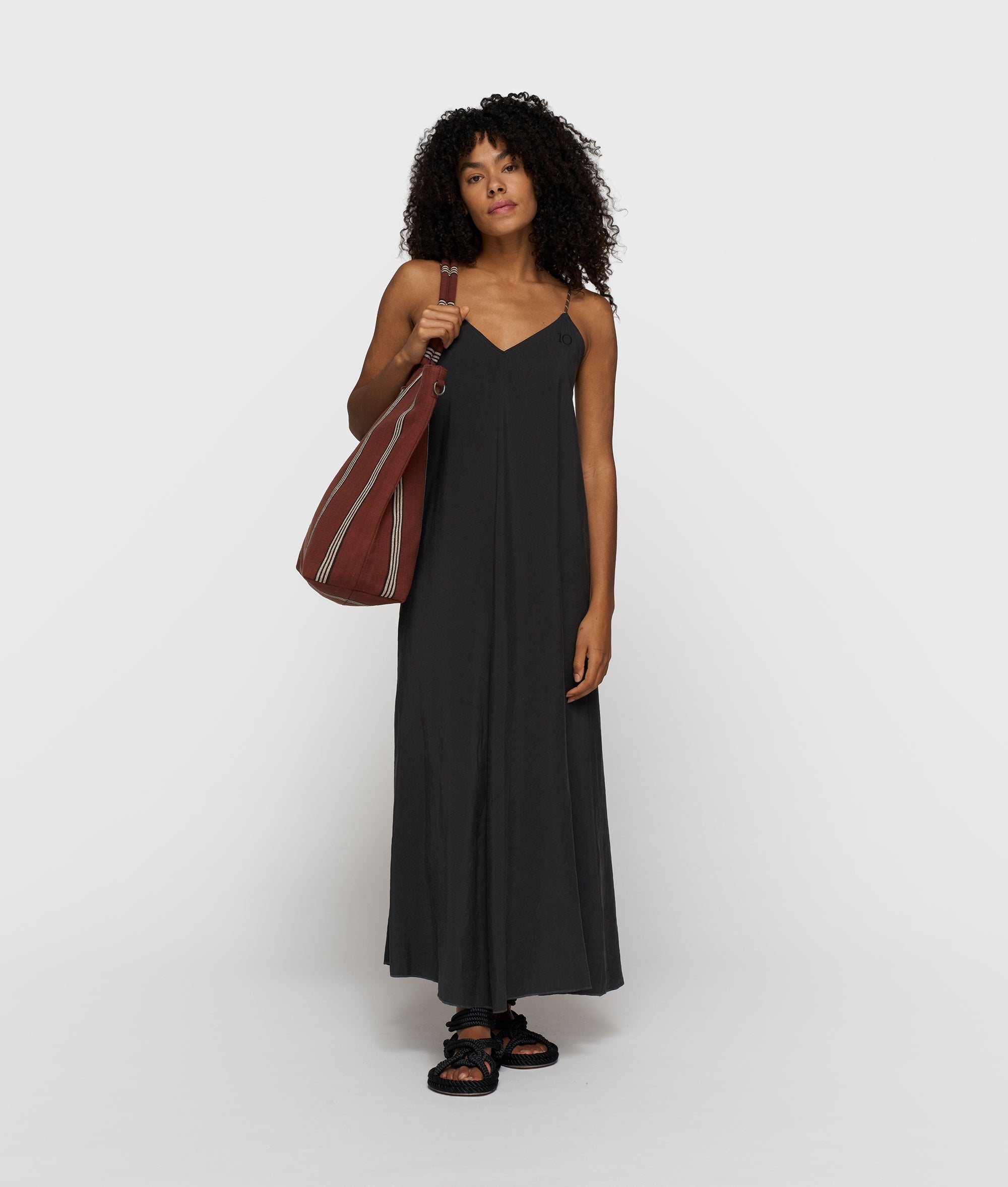 strappy dress modal | black | 10DAYS | Official Online Store strappy dress modal | black | 10DAYS | Official Online Store