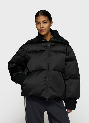 the smoking puffer jacket | black