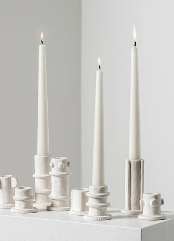 Candle holder 03 set 3 Molly 10CM | soft beige
