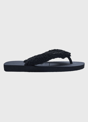 HAVAIANAS FLIPFLOP FLUFFY | black