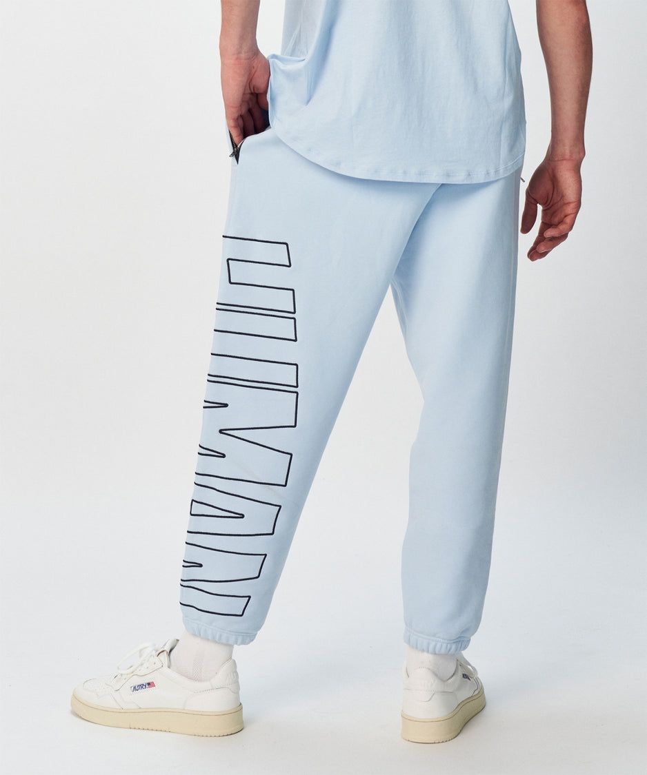 Chris fleece jogger | sky blue