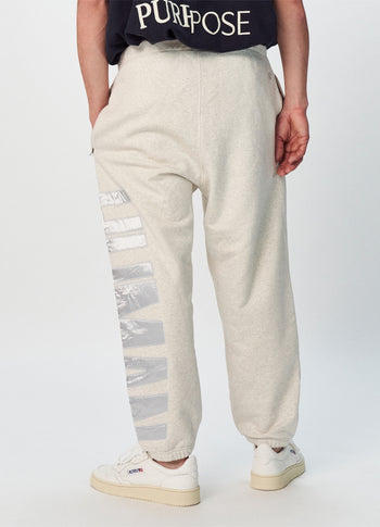 Chris fleece jogger | soft white melee