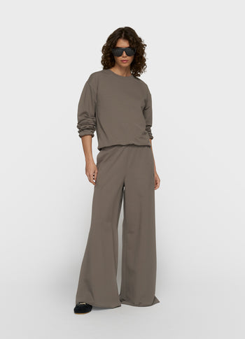 silent chique sweater | dark fog