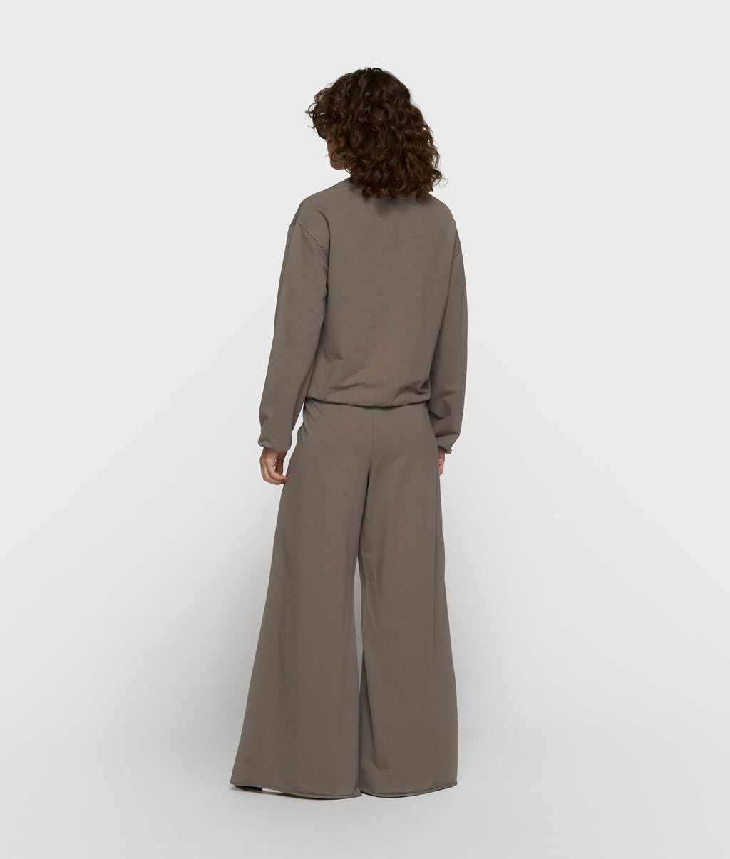 silent chique sweater | dark fog
