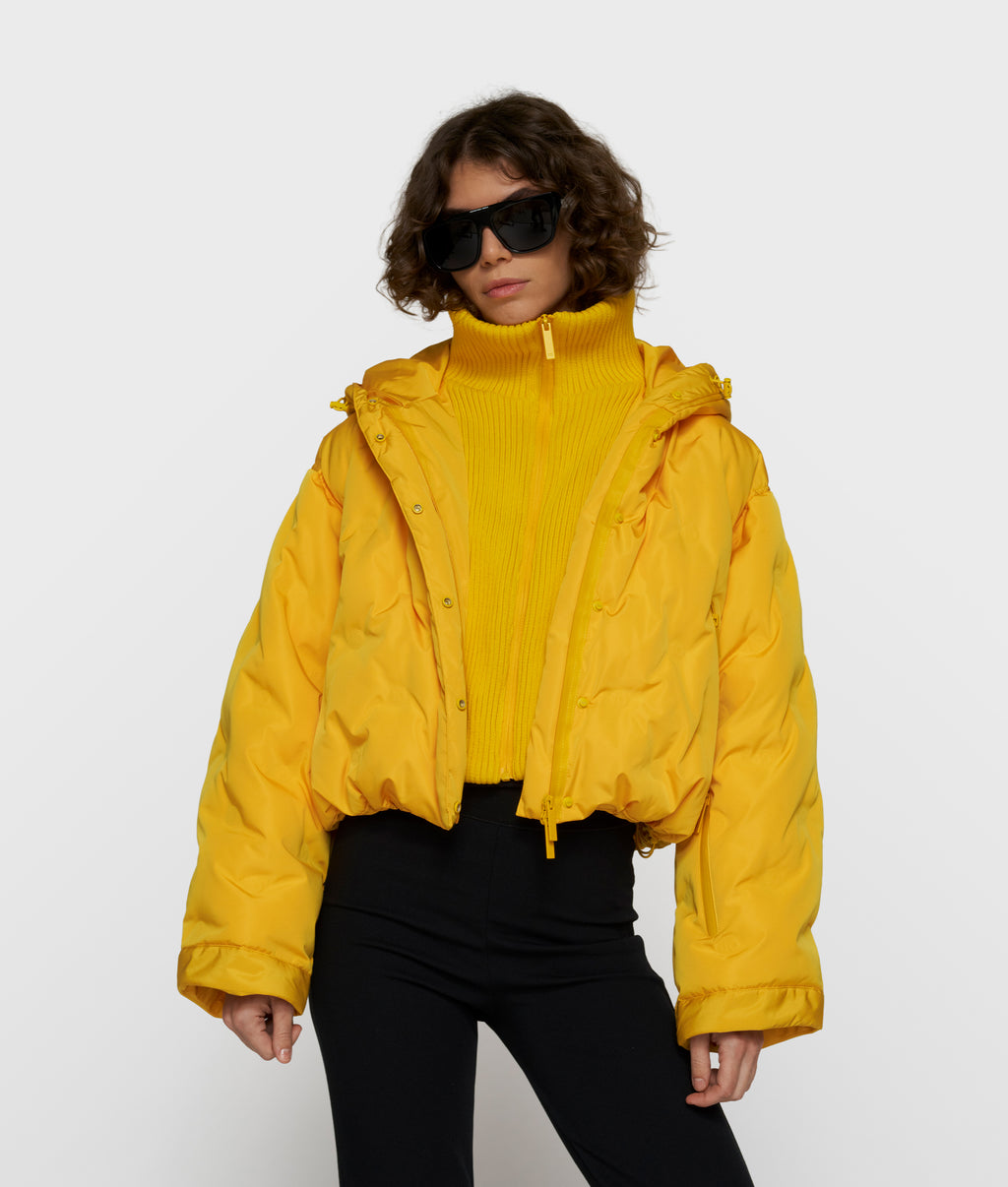 The Muse Parka | bright mango