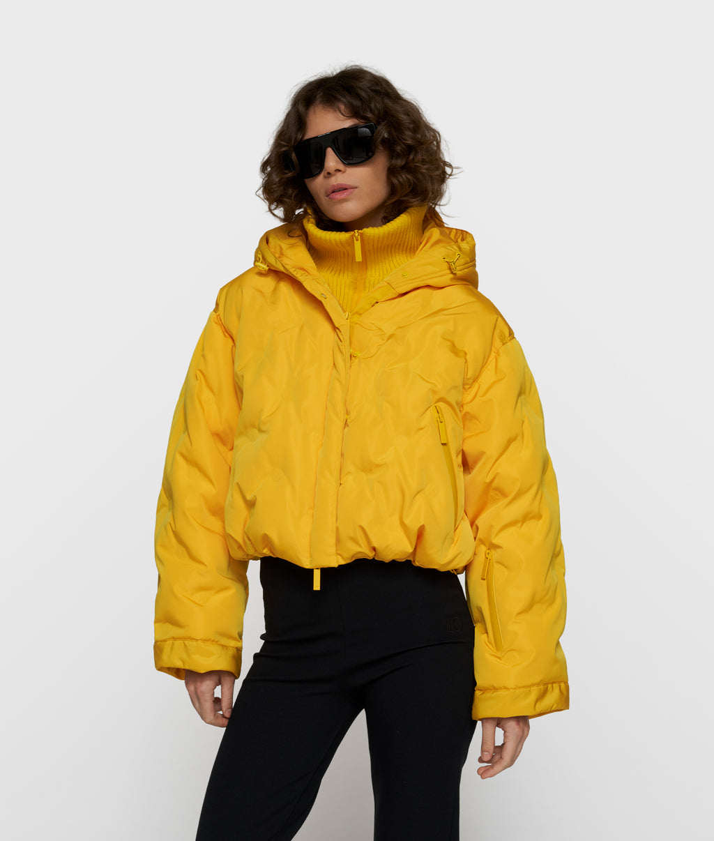 The Muse Parka | bright mango