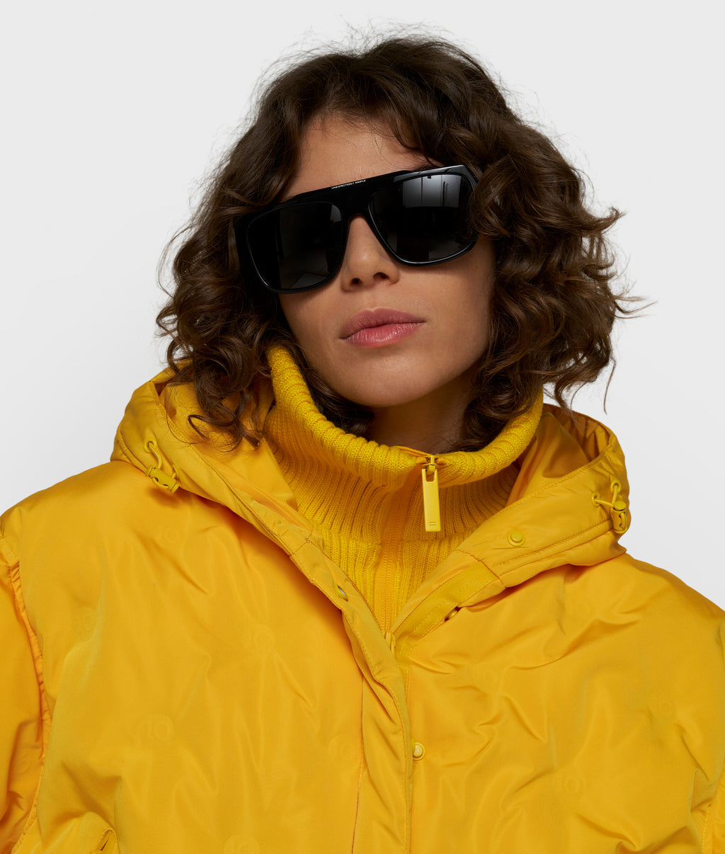 The Muse Parka | bright mango