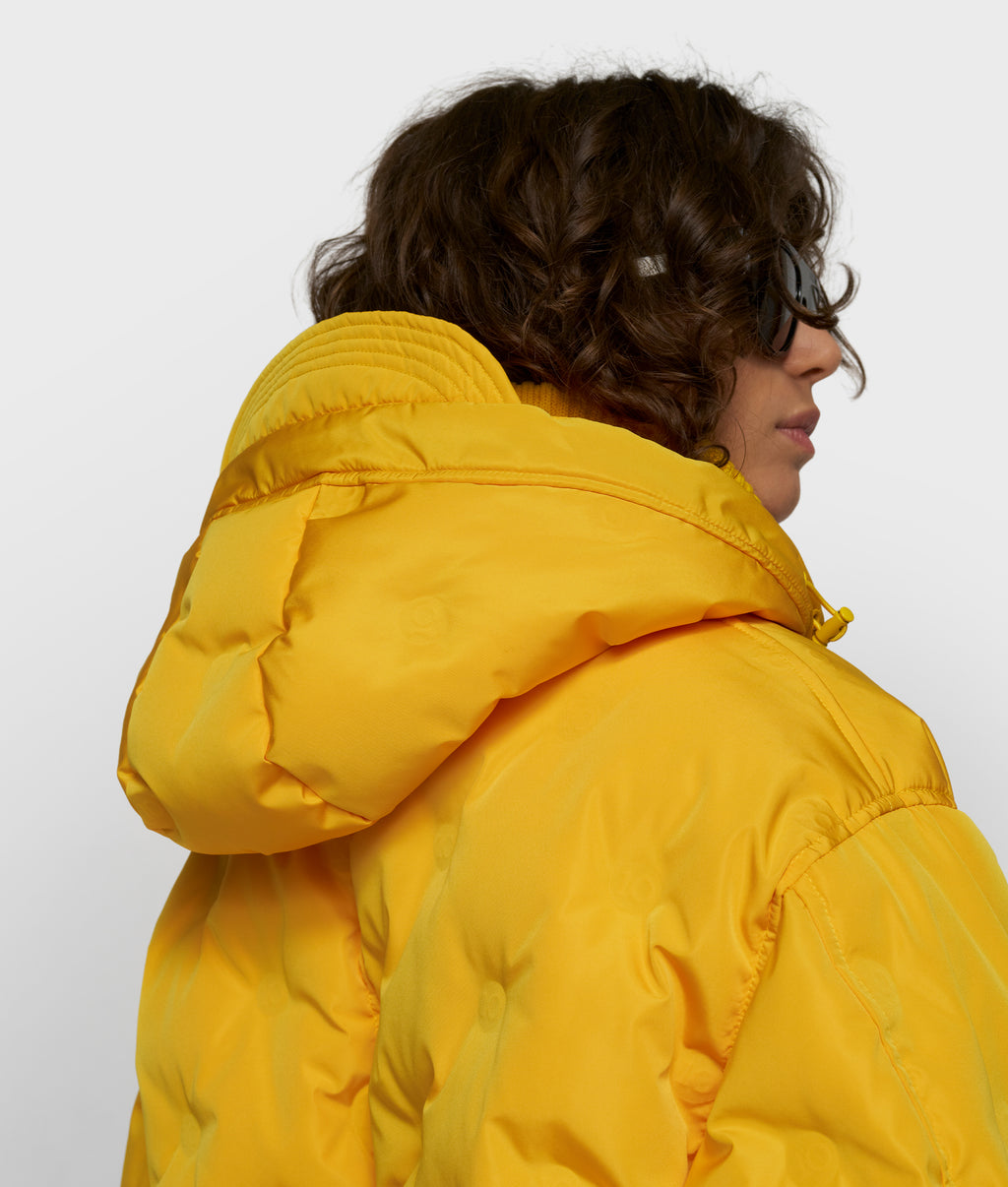 The Muse Parka | bright mango