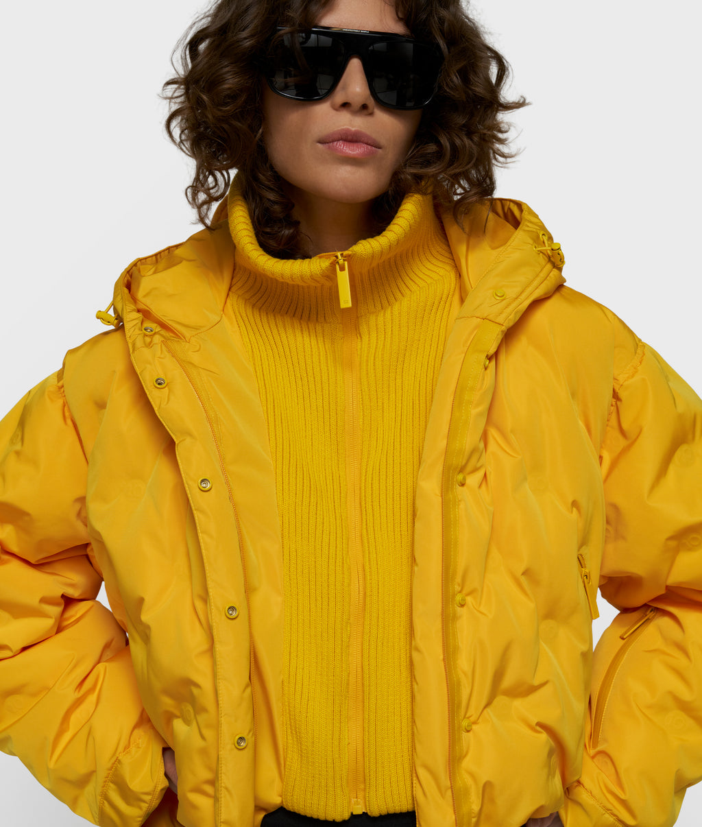 The Muse Parka | bright mango