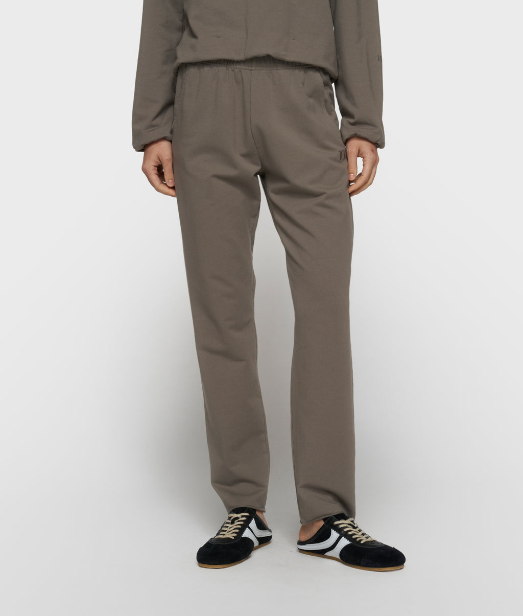 silent chique slim jogger | dark fog
