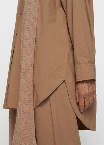 open knit scarf | light fudge