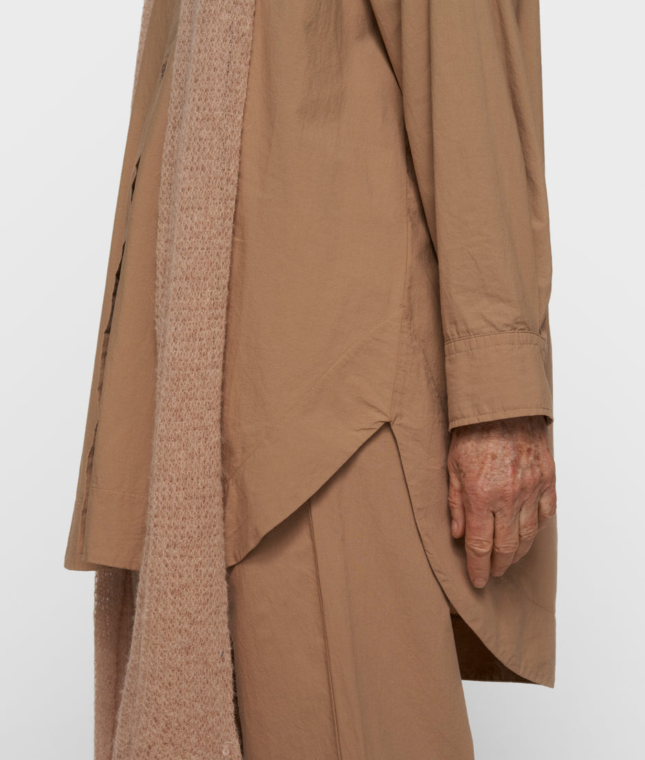 long blouse | light fudge