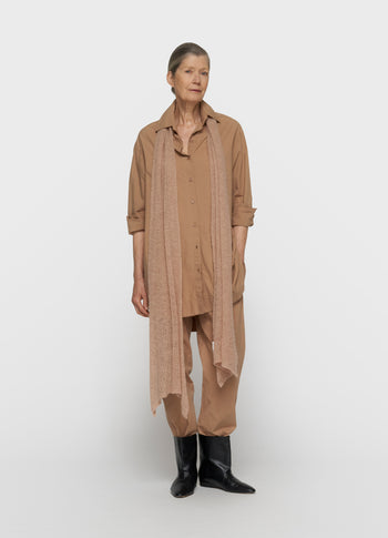 long blouse | light fudge