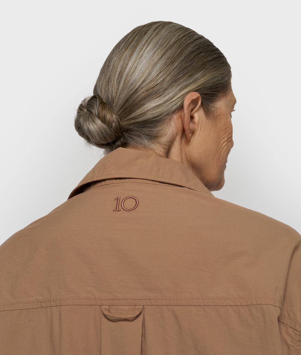 long blouse | light fudge