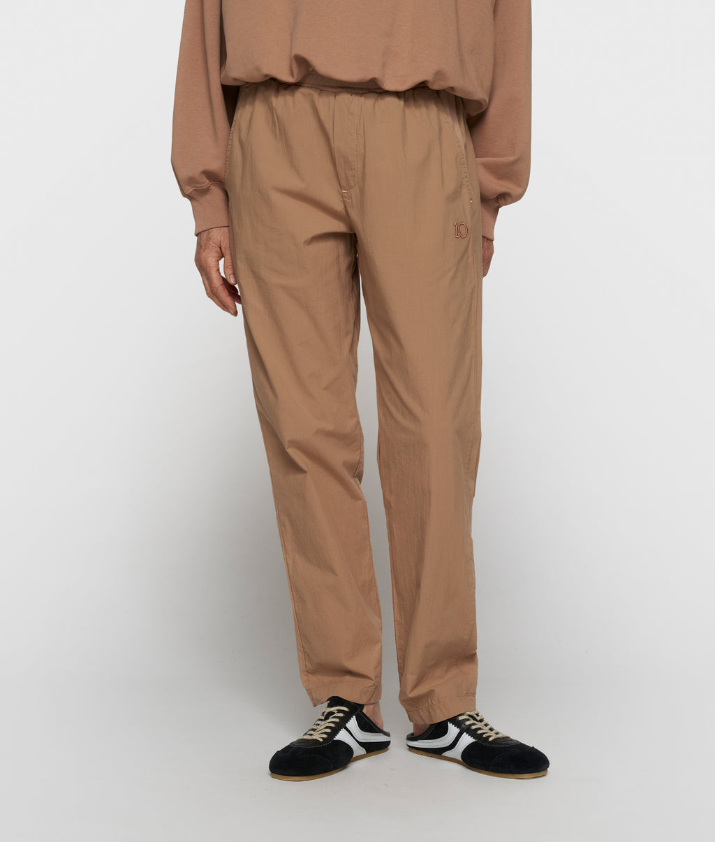 woven jogger | light fudge