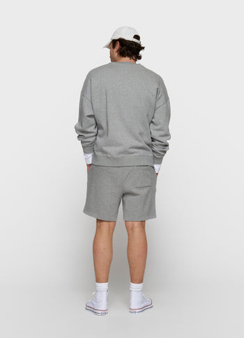 oversized sweater | light grey melee