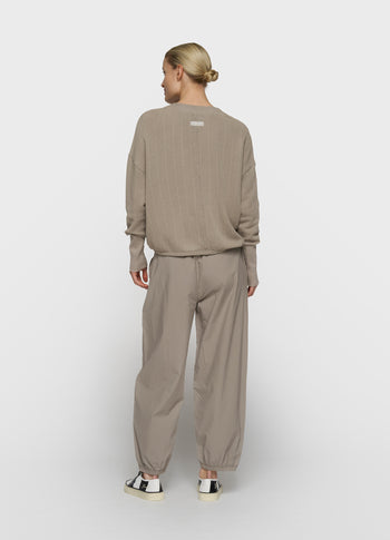 crinkle jogger | fog
