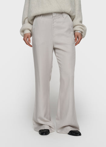 fluid trousers | stone